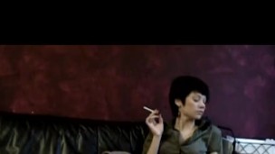 pov teen smoke action