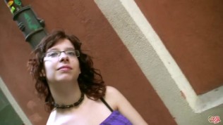 Puta Locura Busty Redhead Teen Nerd Picked up and Fucked