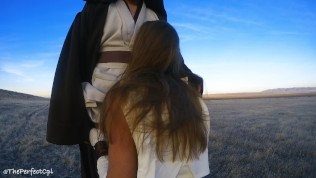 Rey Blows a Jedi – Star Wars Outdoor Porno Fail