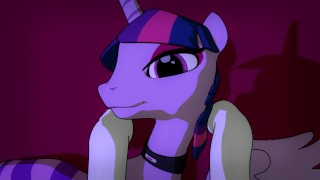 Shining Armor sneak in on Twilight