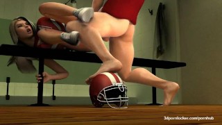 Slutty Blonde Loves A Man In Uniform