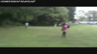 Strippers Fuck 100 Guys in the Park