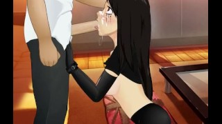 Super Deepthroat hentai Hot cat chick