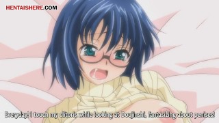 the nerdy girl with huge tits | Hentai uncensored