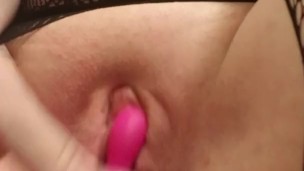 Toy Orgasm in Lingerie