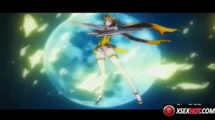 Two Japanese bigtits fighting evil