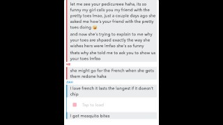 yet another successful feet pic acquisition on snapchat