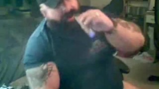 A Big Bellied, CIgar Chompin’ Bear Strokin’