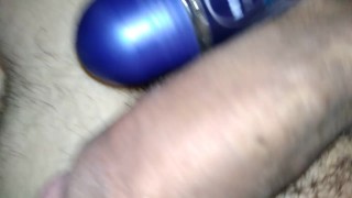 a big cock bigger than a deodorant container, huge and rich