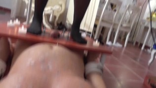 asian domina enjoy slaves pain with hot wax and cbt