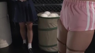 Asian Schoolgirl Lesbian Bullies the School Nurse