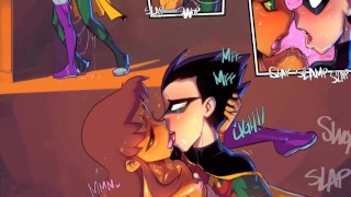 Barely Eighteen Titans : Home Orgy