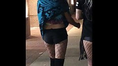 Candid Hot Ass Rave Girl