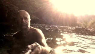 chilling my dick with a quick dip