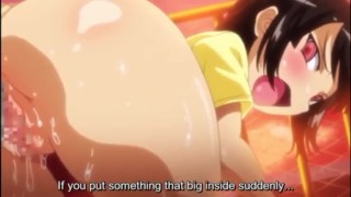 Futanari girl fucks school girl