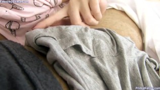 Horny Step Daughter Teases, Sucks, Fucks and Takes Dad’s Load – Lily Adams