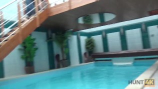 HUNT4K. Guy pays girl for sex and she agrees to forget about BF