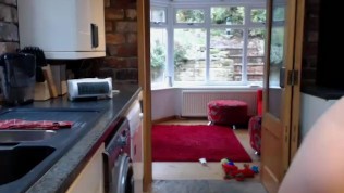 Making my step mothers vibrator go off in the kitchen