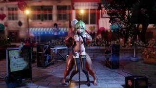 MMD Gumi public sex