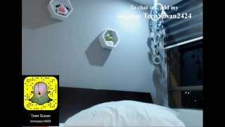 My husband shoots hot cum on my friends big boobs!