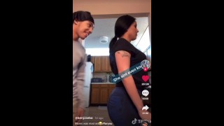Naughty Step Mom Lets Son Slap Her Ass & She Loves It