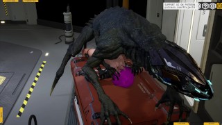 New monster have come [3D Hentai, 4K, 60FPS, Uncensored]