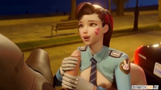 overwatch sloppy blowjob and cowgirl sex collection