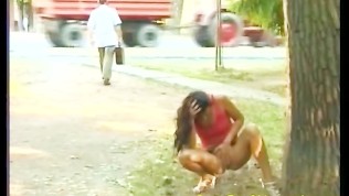 pissing in nature