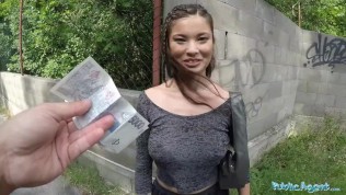 Public Agent Lost Tourist Fucked outside under a Bridge