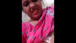 Punjabi girl show her boobs and pussy at Bathroom