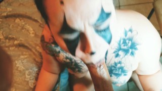 Quick Suck & Fuck Before Halloween Party – POV Blowjob & Reverse Cowgirl
