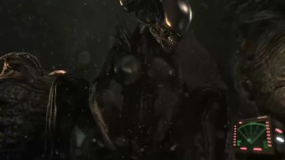 Riding Xenomorph Alien