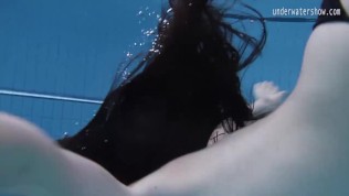 Russian beauty Umora naked in the pool