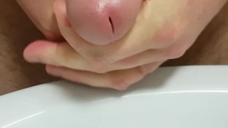 Sensual erotic ultra slow cock head and foreskin massage until I cum