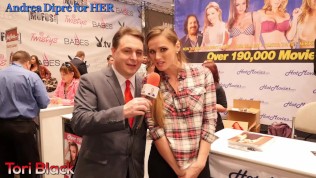 Sexy meeting between Tori Black and Andrea Diprè