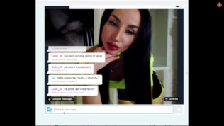 Sexy russian teen girl webcam show