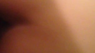 she couldn't hold out and we are in her parents' room.  We almost got caugh