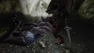 Skyrim Warframe Saryn and rat man