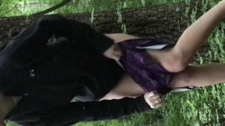 Step brother makes me horny during our family camping trip (almost caught)