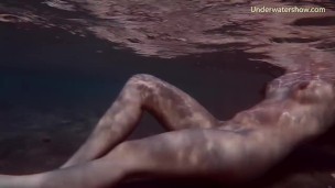 Swimming naked beauties on Tenerife