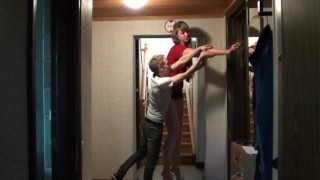 Tall girl vs short guy height comparison