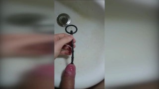 Teen trying to pee in mouth and more (slow motion 1/4 speed) [720p@60fps]