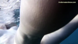 Tenerife underwater swimming hot ginger