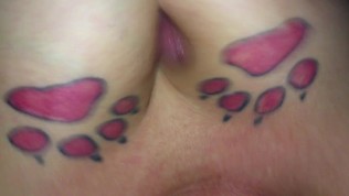 Titfuck with unexpected cumshot in eyes