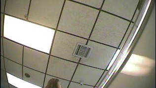 Upskirt Blue Dress No Panties