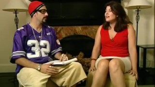 Ali G meets a feminist and relentlessly spits F A X