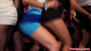 Amateur euroteen party with upskirt babes