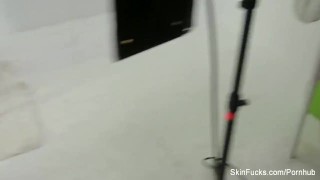 Behind the scenes with Skin Diamond and Alison Tyler