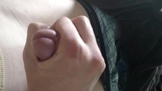 big teen cock being played with