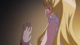 Blonde hentai maid gets licked and fucked